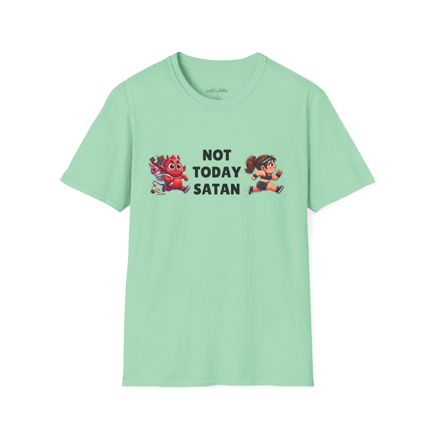 NOT TODAY SATAN (FEMALE) Male Competition Team T-Shirt - Unisex