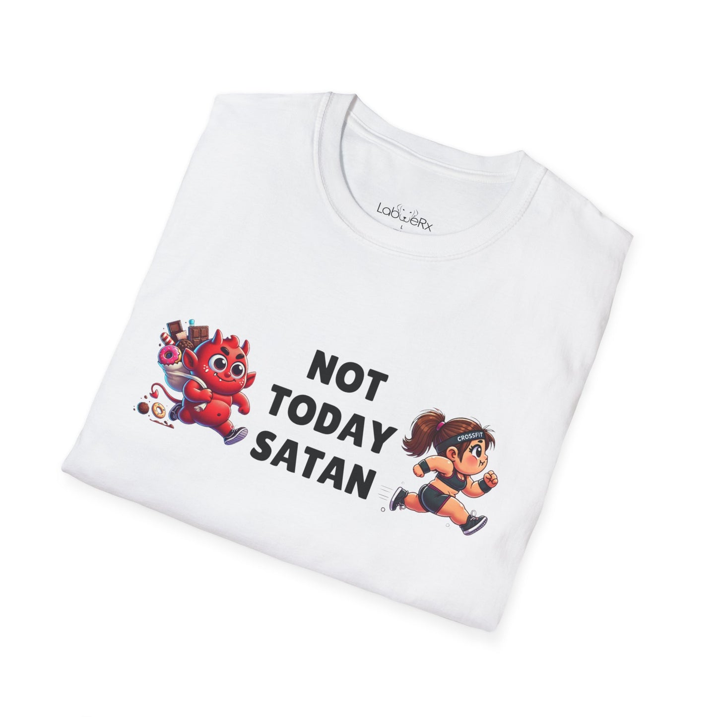NOT TODAY SATAN (FEMALE) Male Competition Team T-Shirt - Unisex