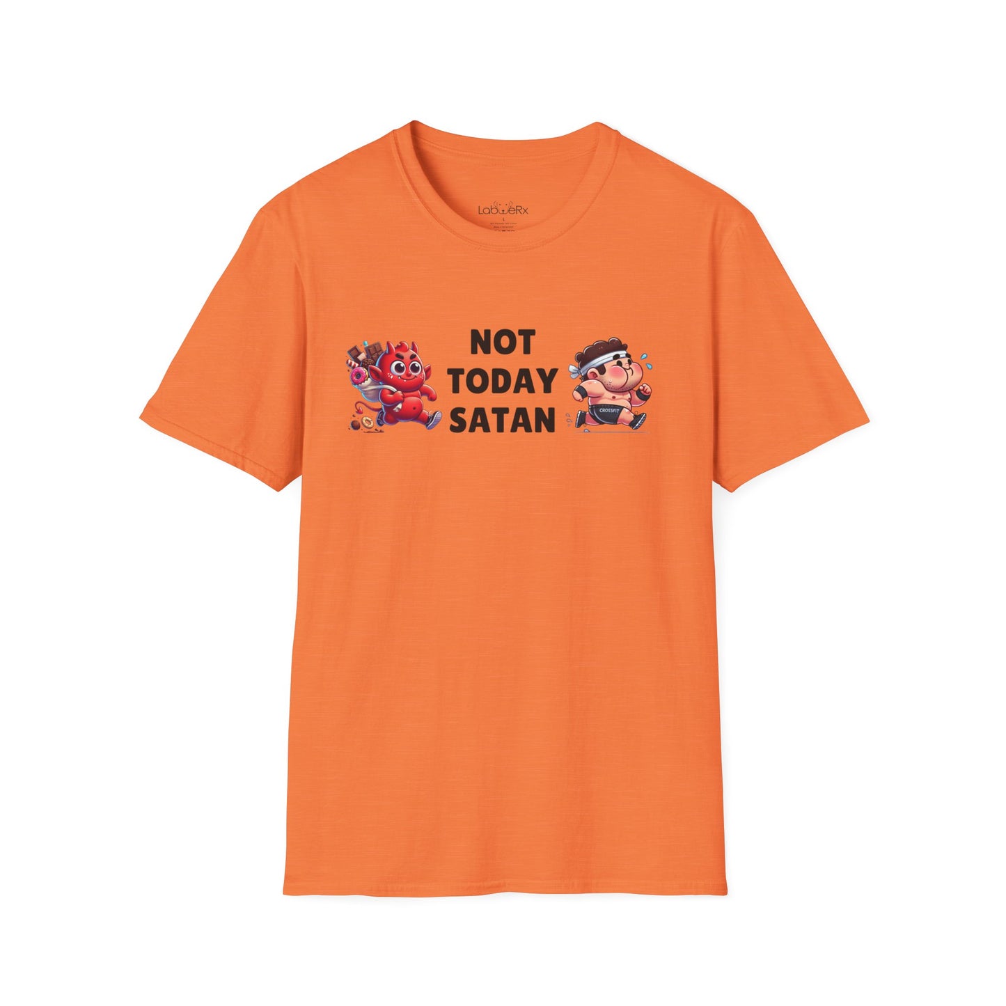 NOT TODAY SATAN (MALE) Male Competition Team T-Shirt - Unisex