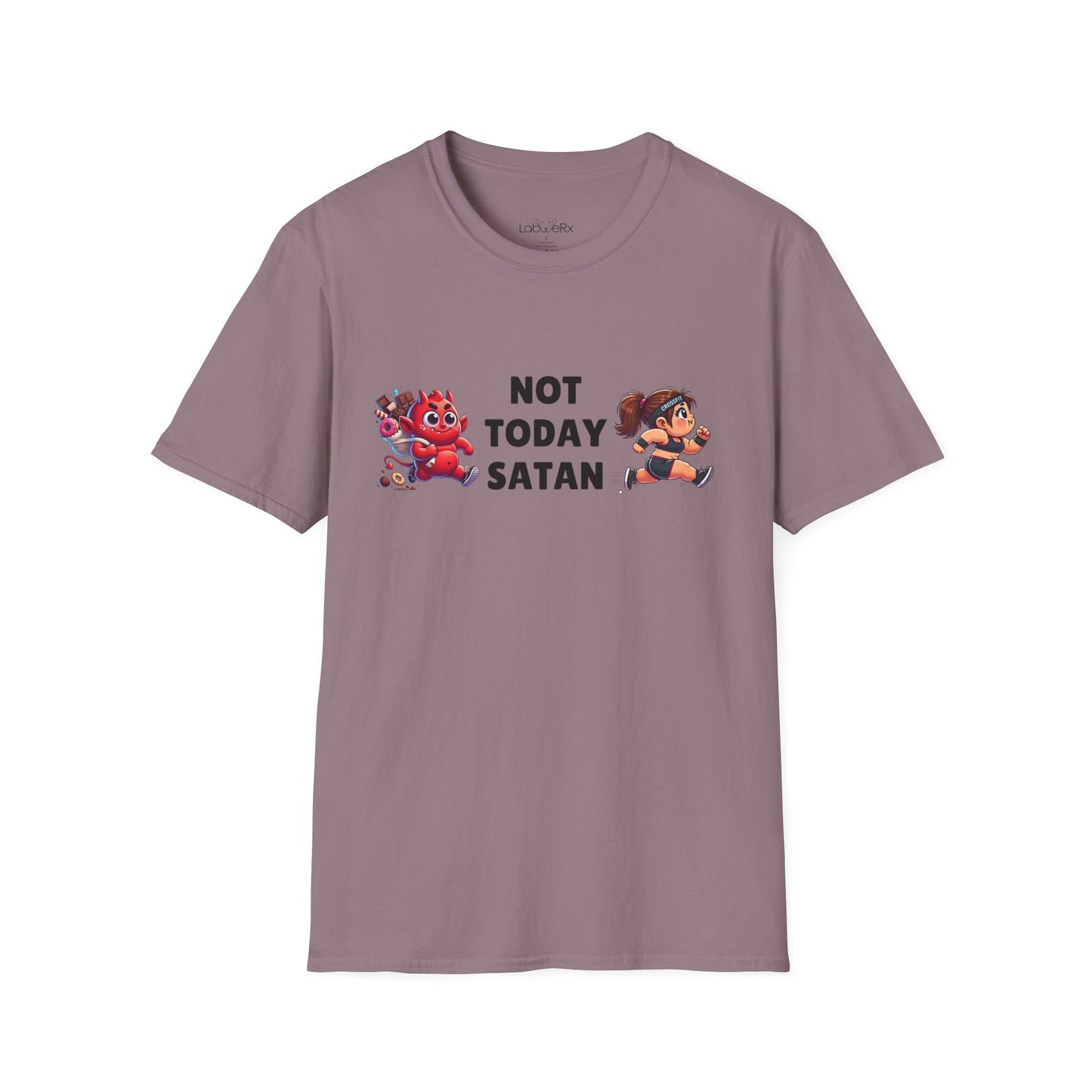 NOT TODAY SATAN (FEMALE) Male Competition Team T-Shirt - Unisex