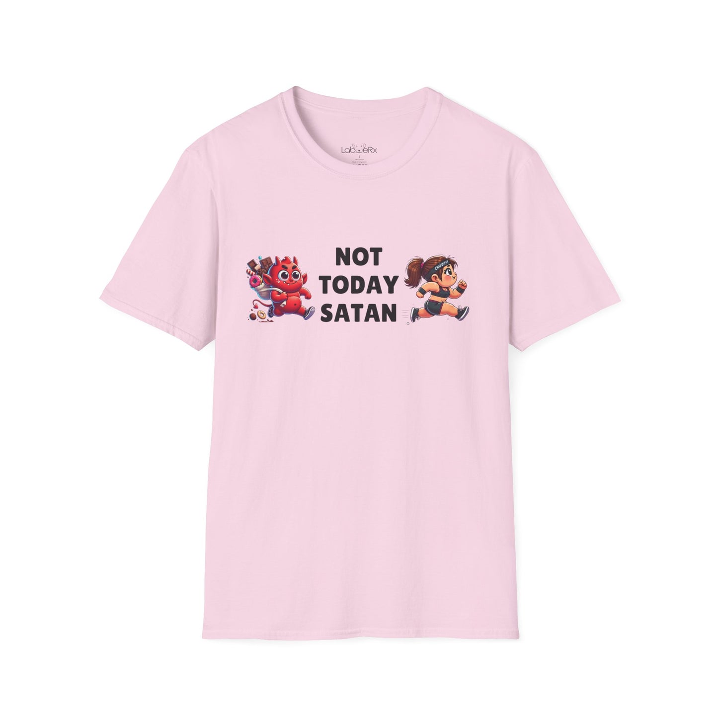 NOT TODAY SATAN (FEMALE) Male Competition Team T-Shirt - Unisex