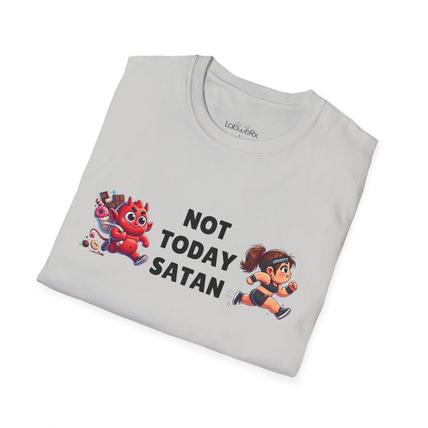 NOT TODAY SATAN (FEMALE) Male Competition Team T-Shirt - Unisex