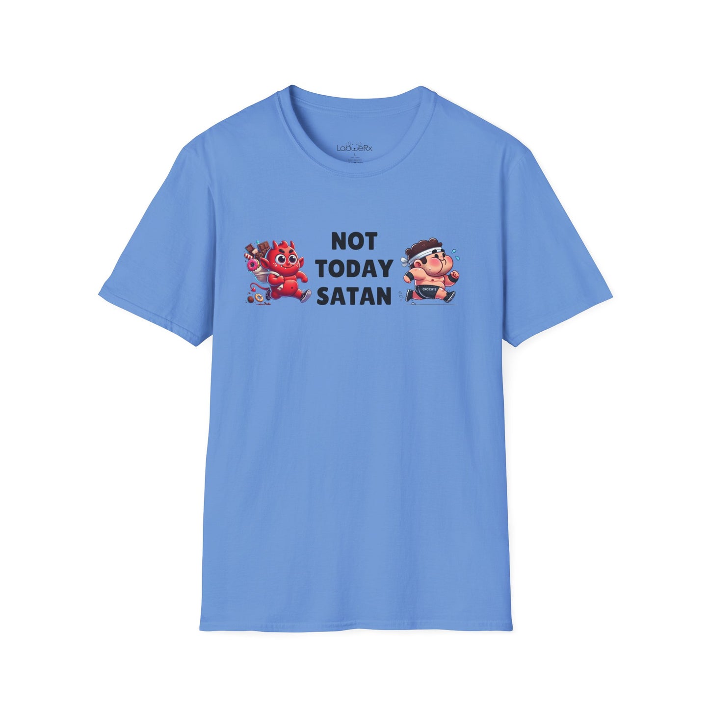 NOT TODAY SATAN (MALE) Male Competition Team T-Shirt - Unisex