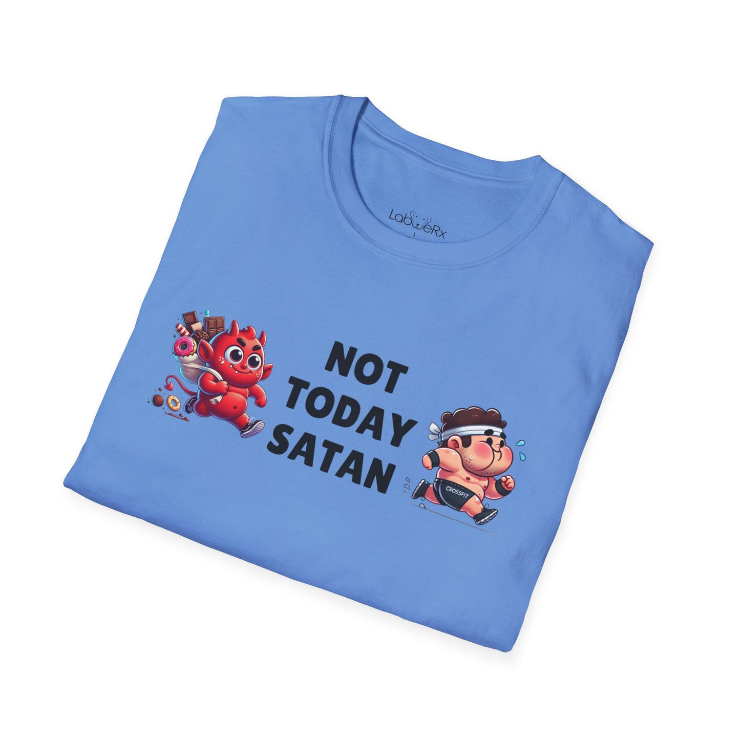 NOT TODAY SATAN (MALE) Male Competition Team T-Shirt - Unisex
