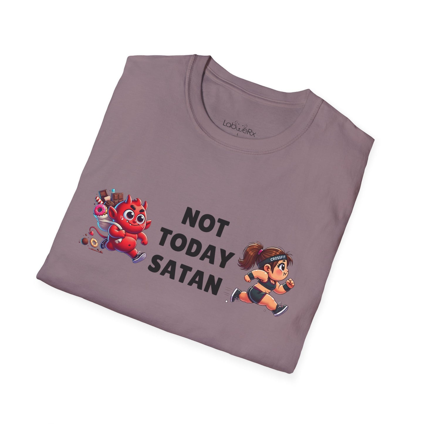 NOT TODAY SATAN (FEMALE) Male Competition Team T-Shirt - Unisex