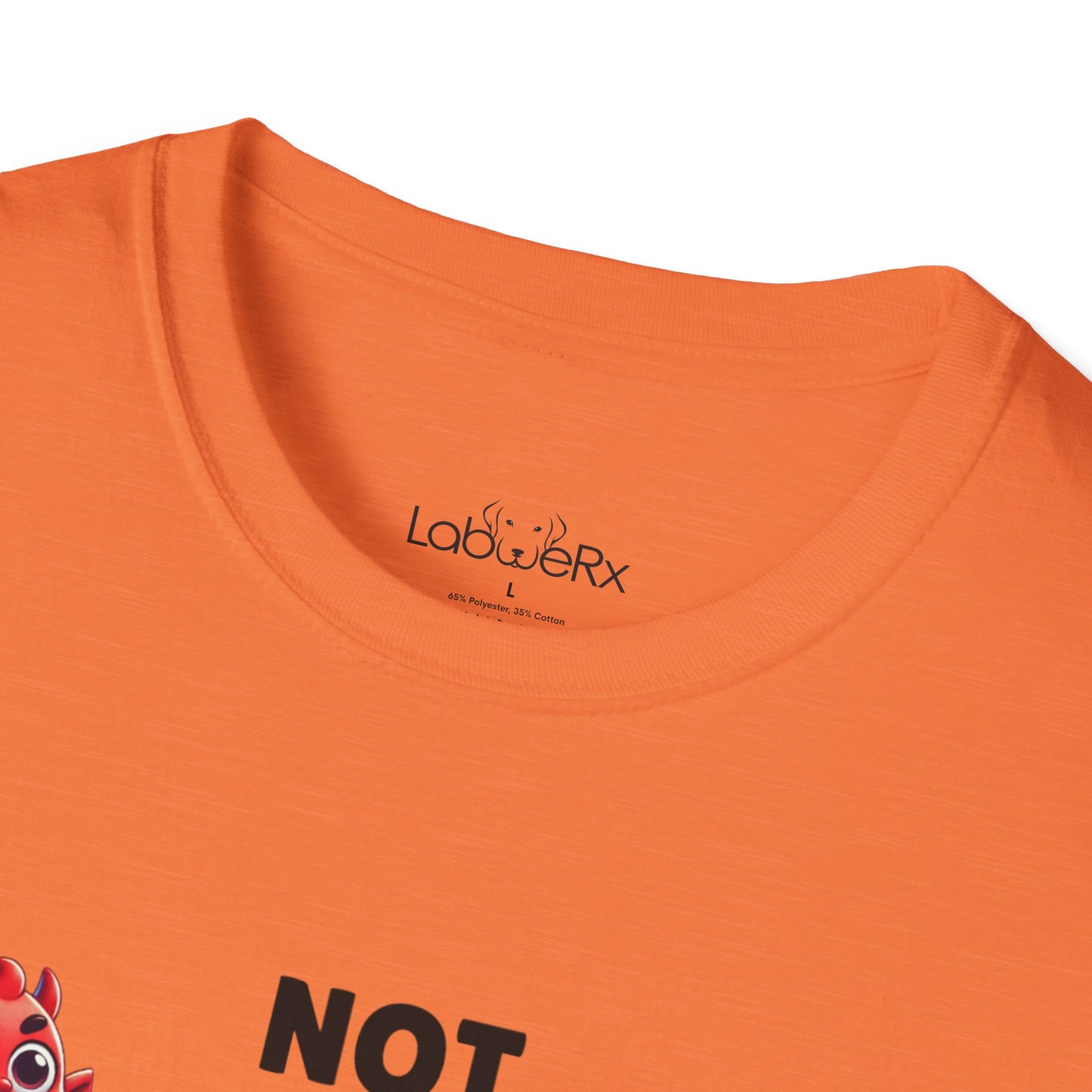 NOT TODAY SATAN (MALE) Male Competition Team T-Shirt - Unisex