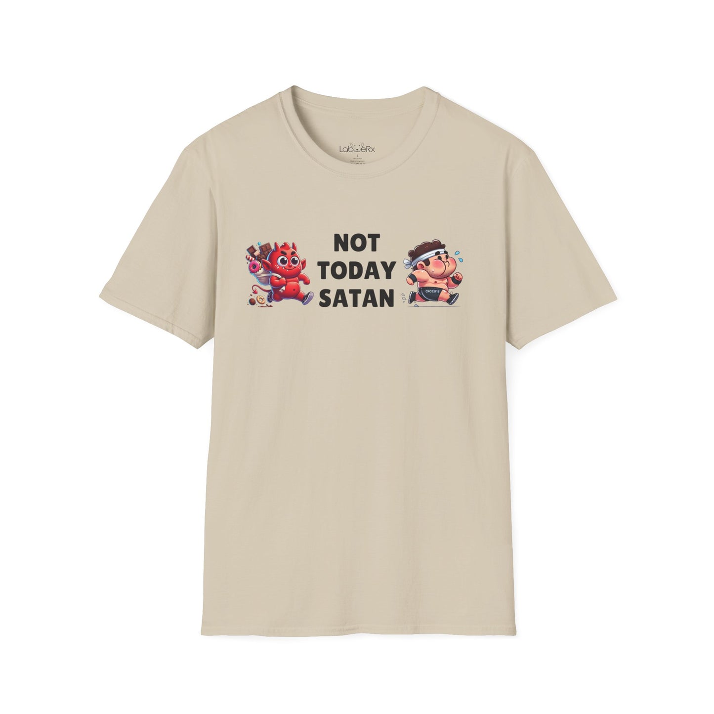 NOT TODAY SATAN (MALE) Male Competition Team T-Shirt - Unisex