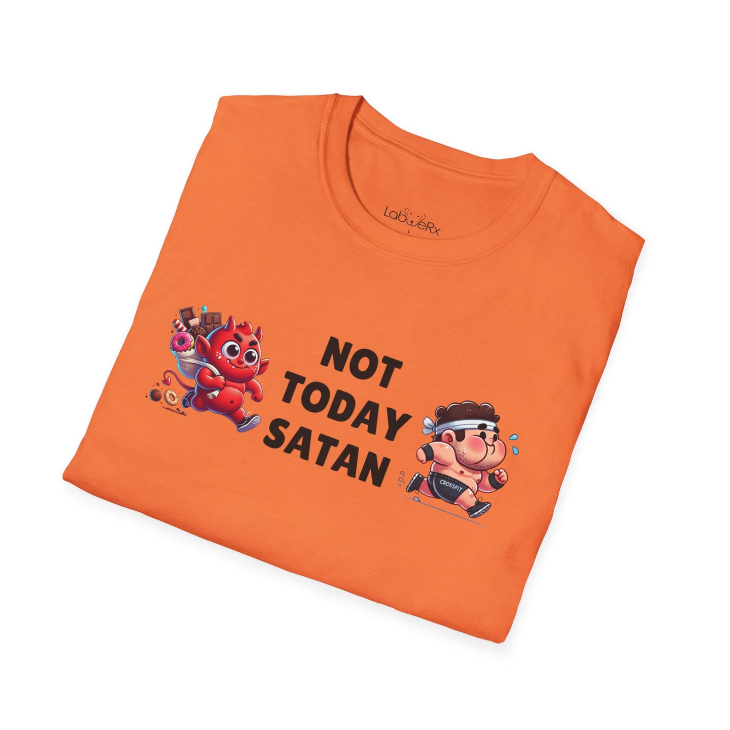 NOT TODAY SATAN (MALE) Male Competition Team T-Shirt - Unisex
