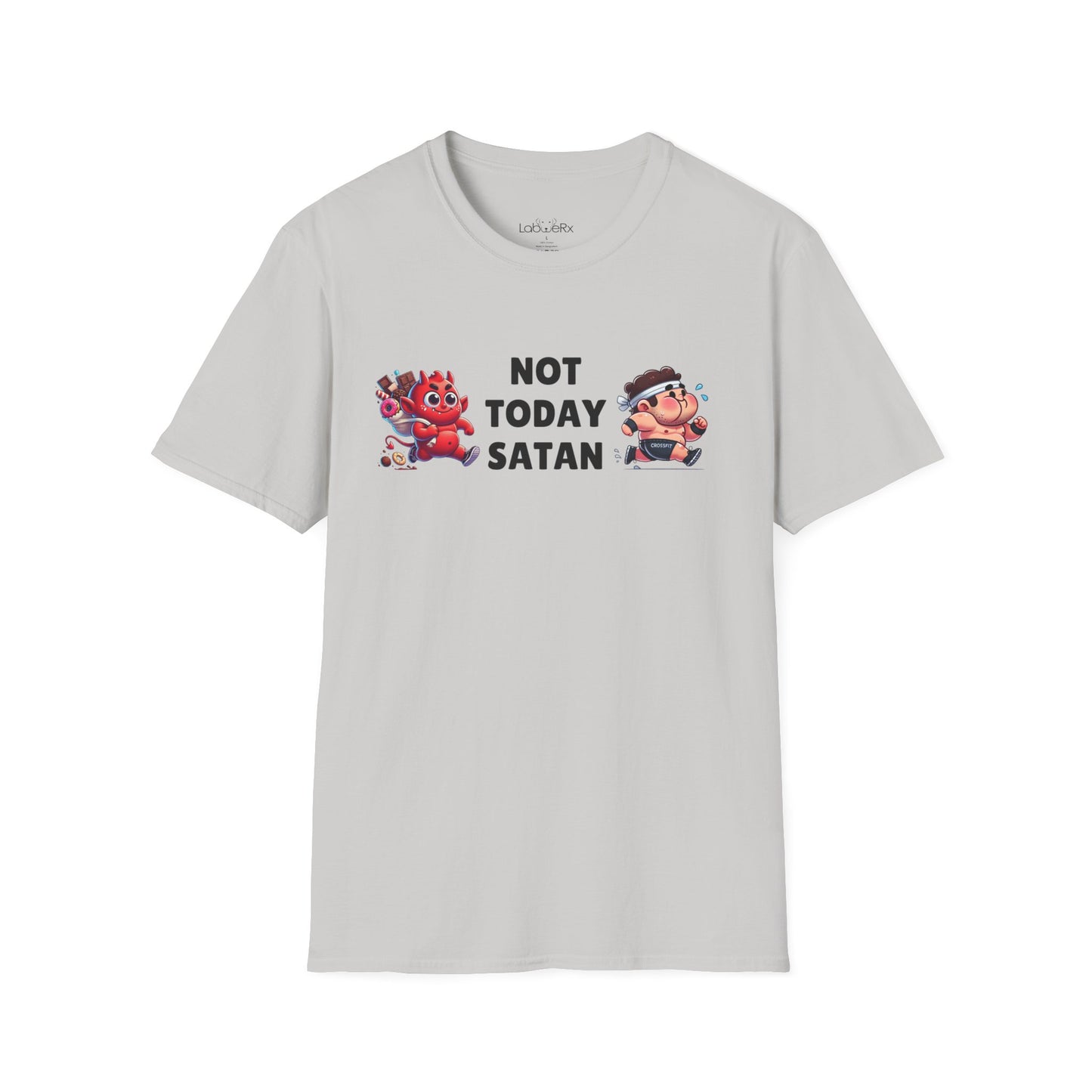 NOT TODAY SATAN (MALE) Male Competition Team T-Shirt - Unisex
