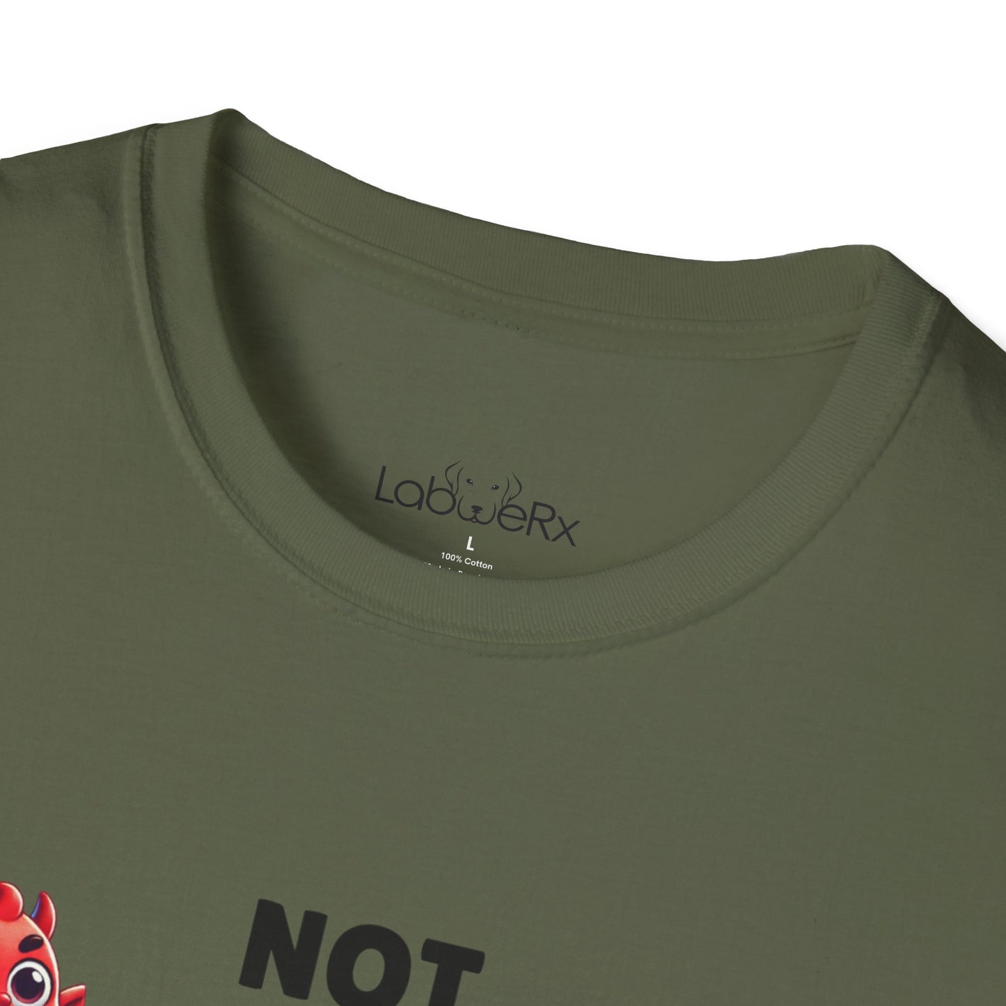 NOT TODAY SATAN (MALE) Male Competition Team T-Shirt - Unisex