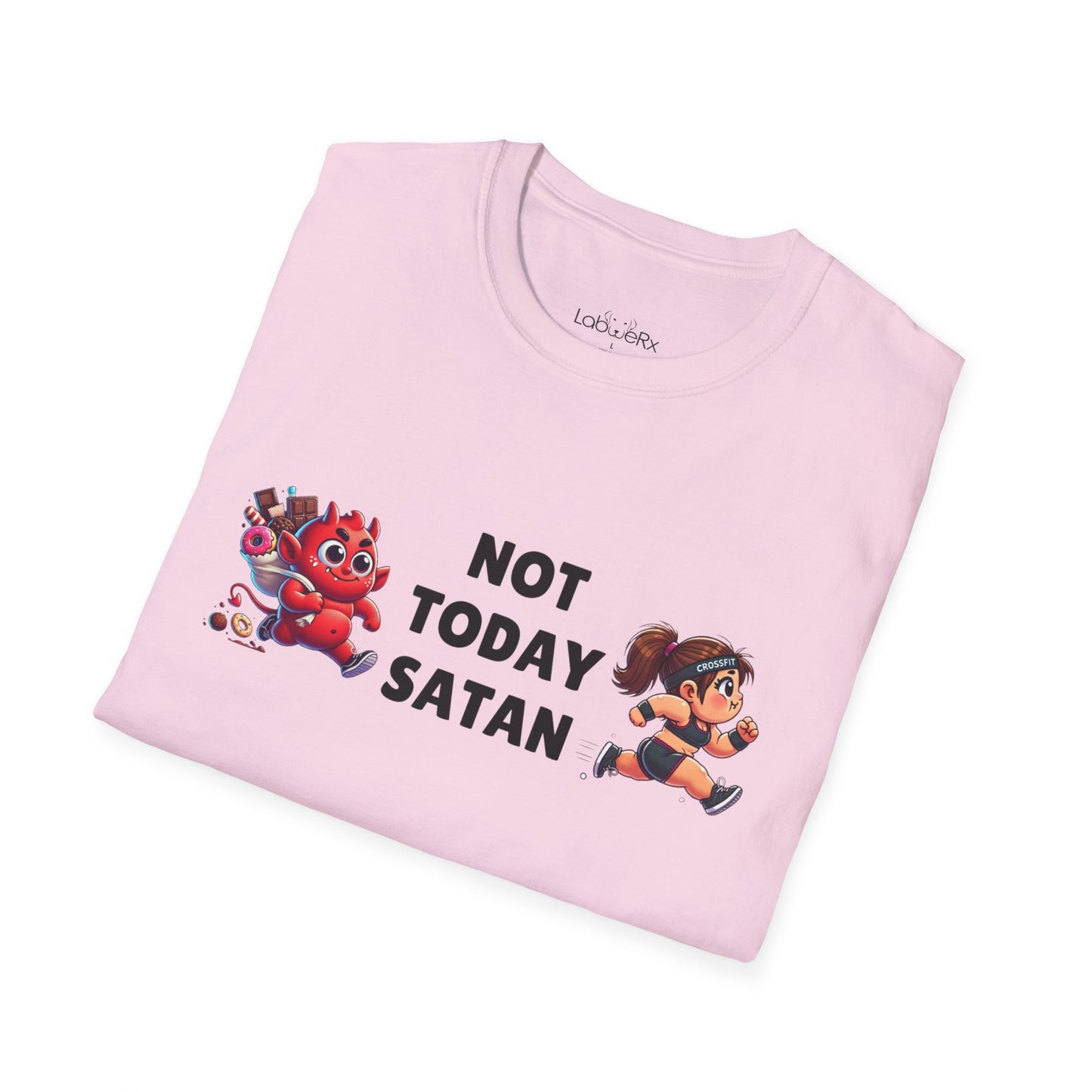 NOT TODAY SATAN (FEMALE) Male Competition Team T-Shirt - Unisex