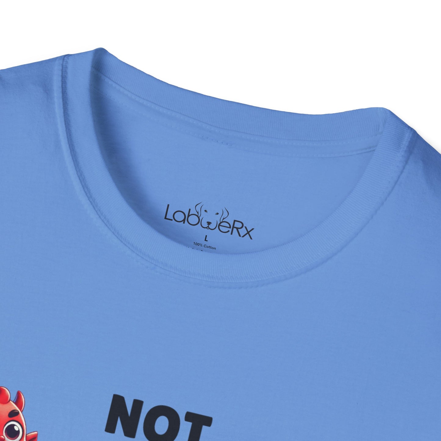 NOT TODAY SATAN (MALE) Male Competition Team T-Shirt - Unisex