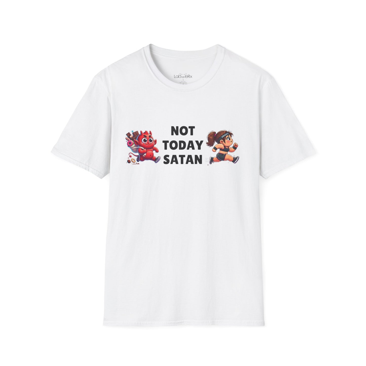 NOT TODAY SATAN (FEMALE) Male Competition Team T-Shirt - Unisex