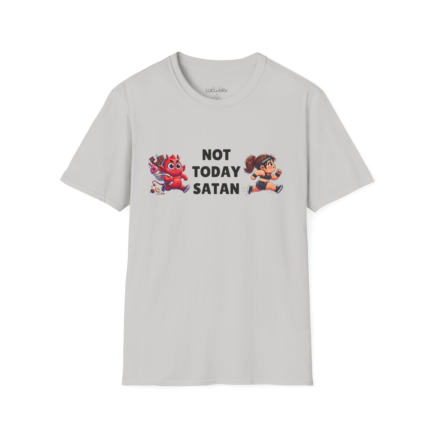 NOT TODAY SATAN (FEMALE) Male Competition Team T-Shirt - Unisex