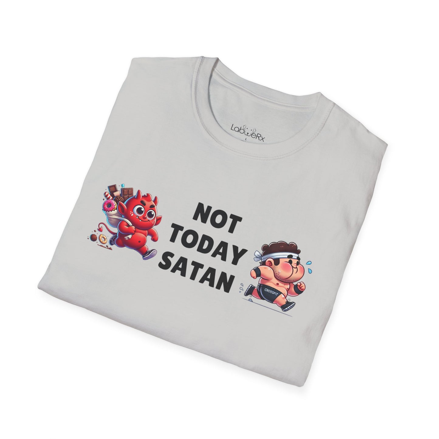 NOT TODAY SATAN (MALE) Male Competition Team T-Shirt - Unisex