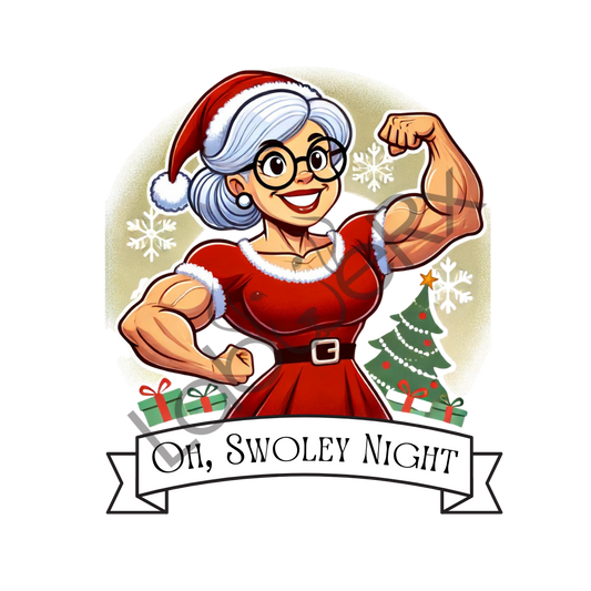 OH, SWOLEY NIGHT Mrs. Clause Variant - Art Download Only