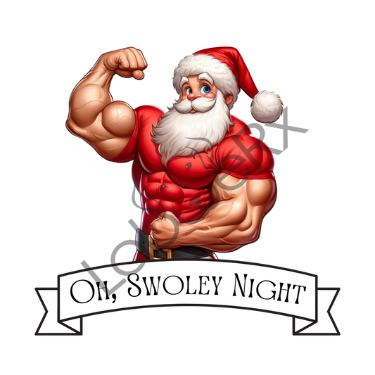 OH, SWOLEY NIGHT Santa Variant - Art Download Only