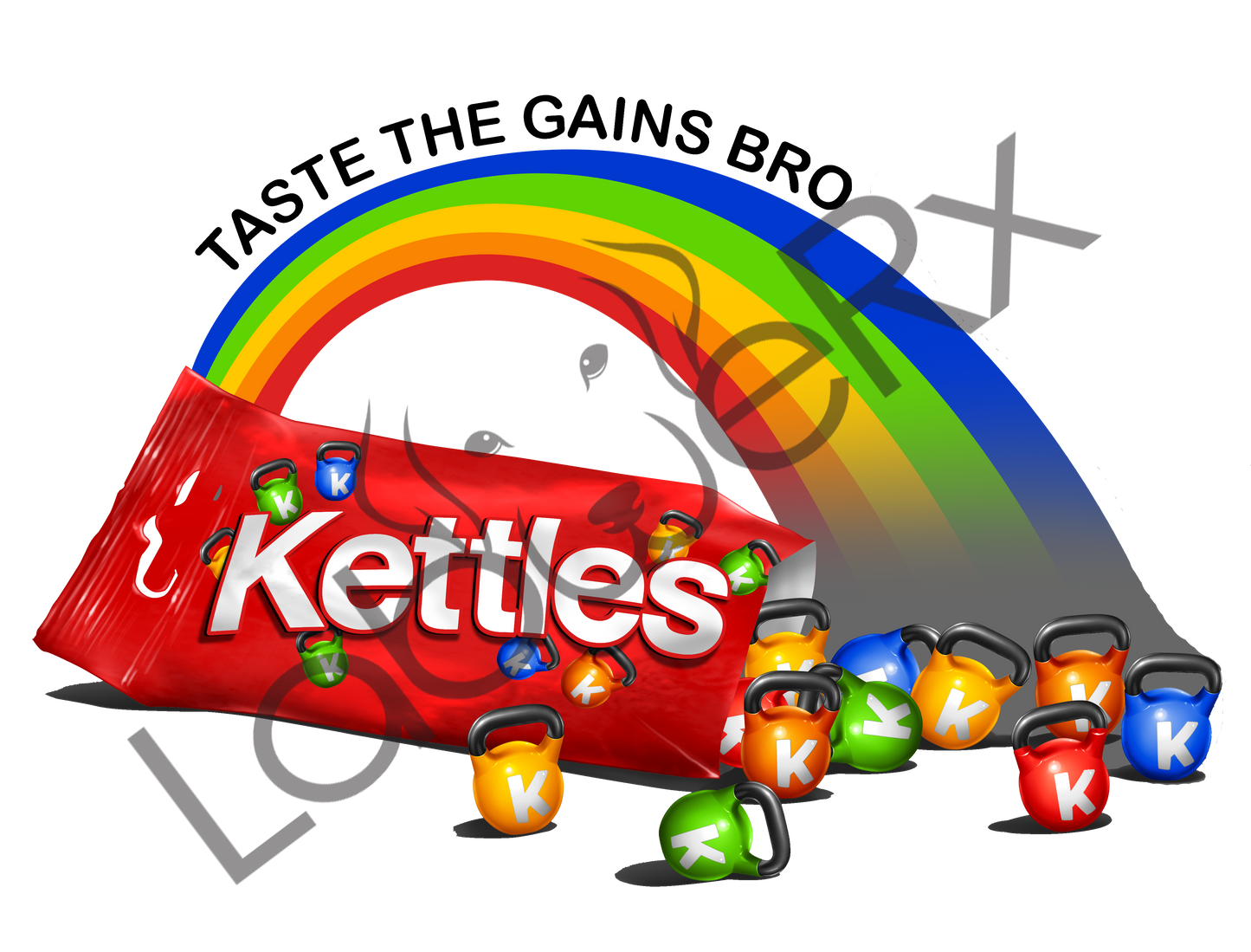 TASTE THE GAINS BRO - Art Download Only