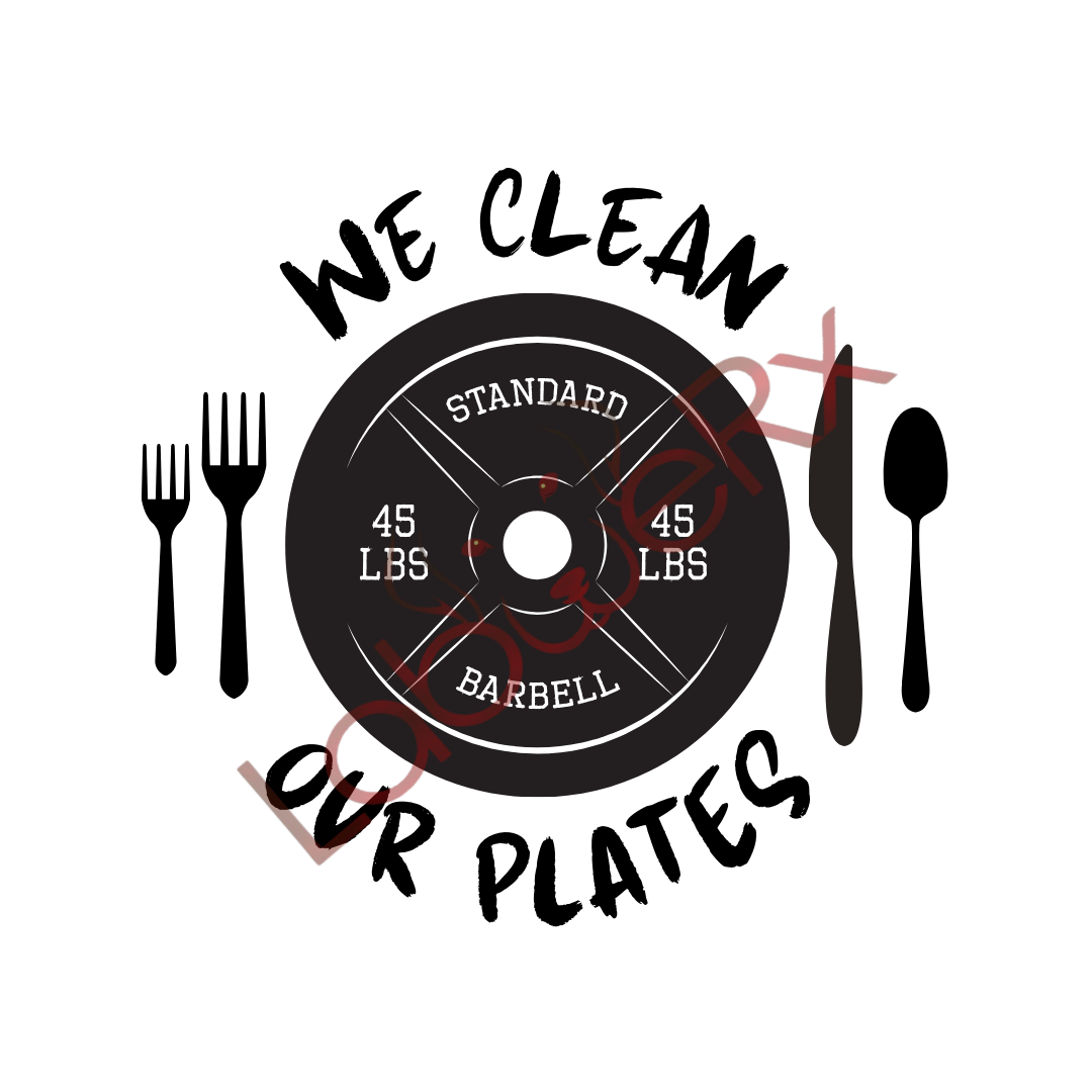 WE CLEAN OUR PLATES - Art Download Only