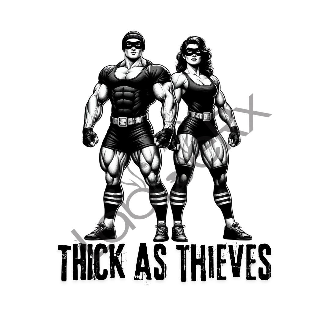 THICK AS THIEVES - CrossFit Competition Team Name and Art – LabweRx ...